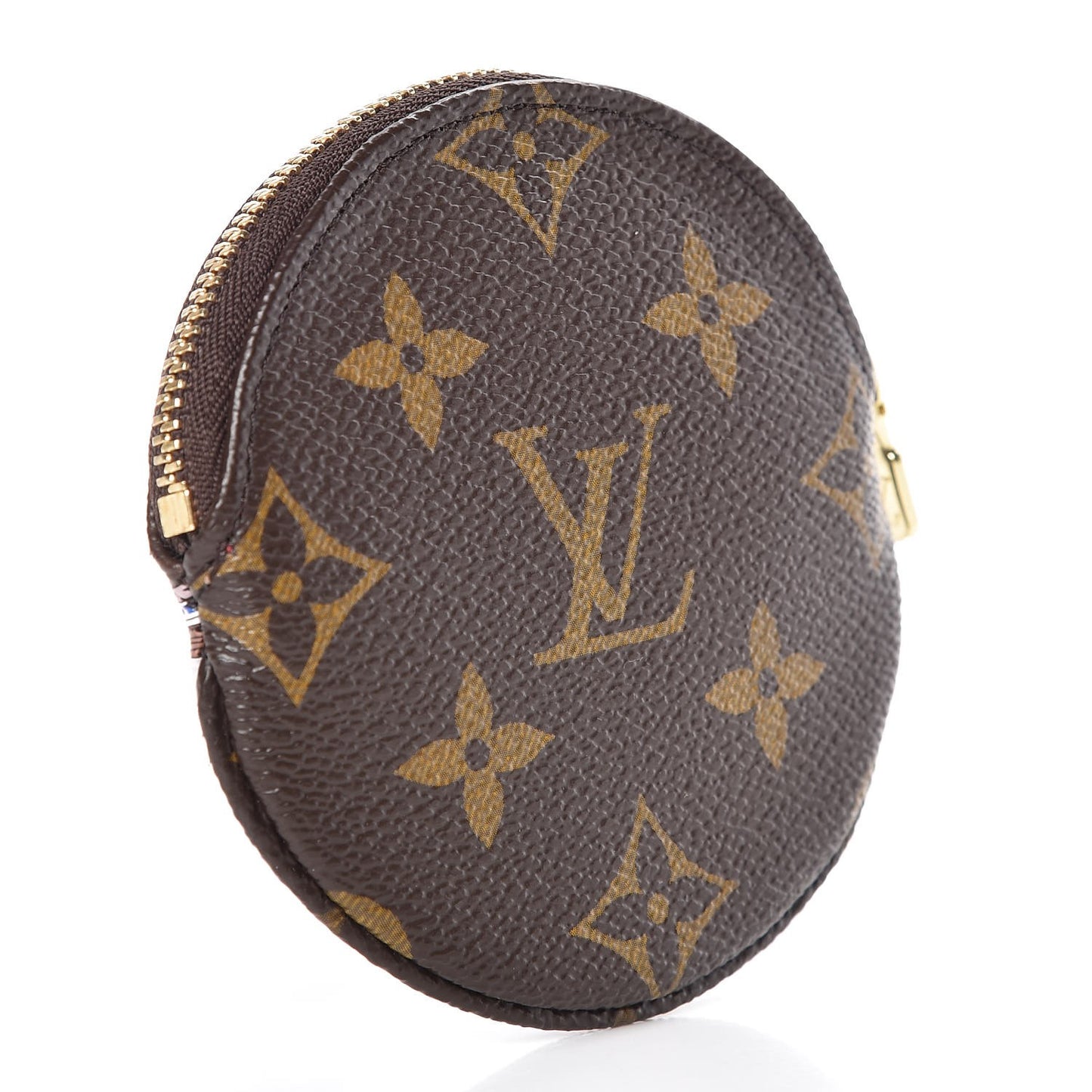 Monogram 2016 Christmas Animation Round Coin Purse Rouge