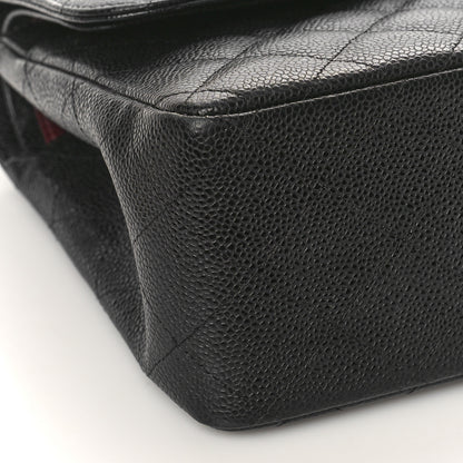Chanel Caviar Quilted Jumbo Double Flap Black 8 of 13