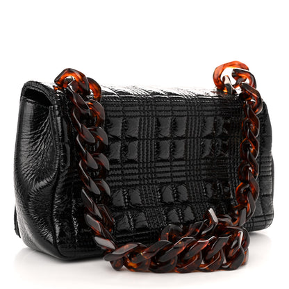 Burberry Patent Quilted Resin Chain Small Lola Bag Black 3 of 10
