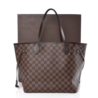 Louis Vuitton Damier Ebene Neo Neverfull MM Rose Ballerine 20 of 20