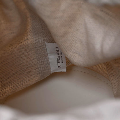 Bottega Veneta Calfskin Intrecciato Small Foulard Kalimero Bucket Bag Bone 9 of 9