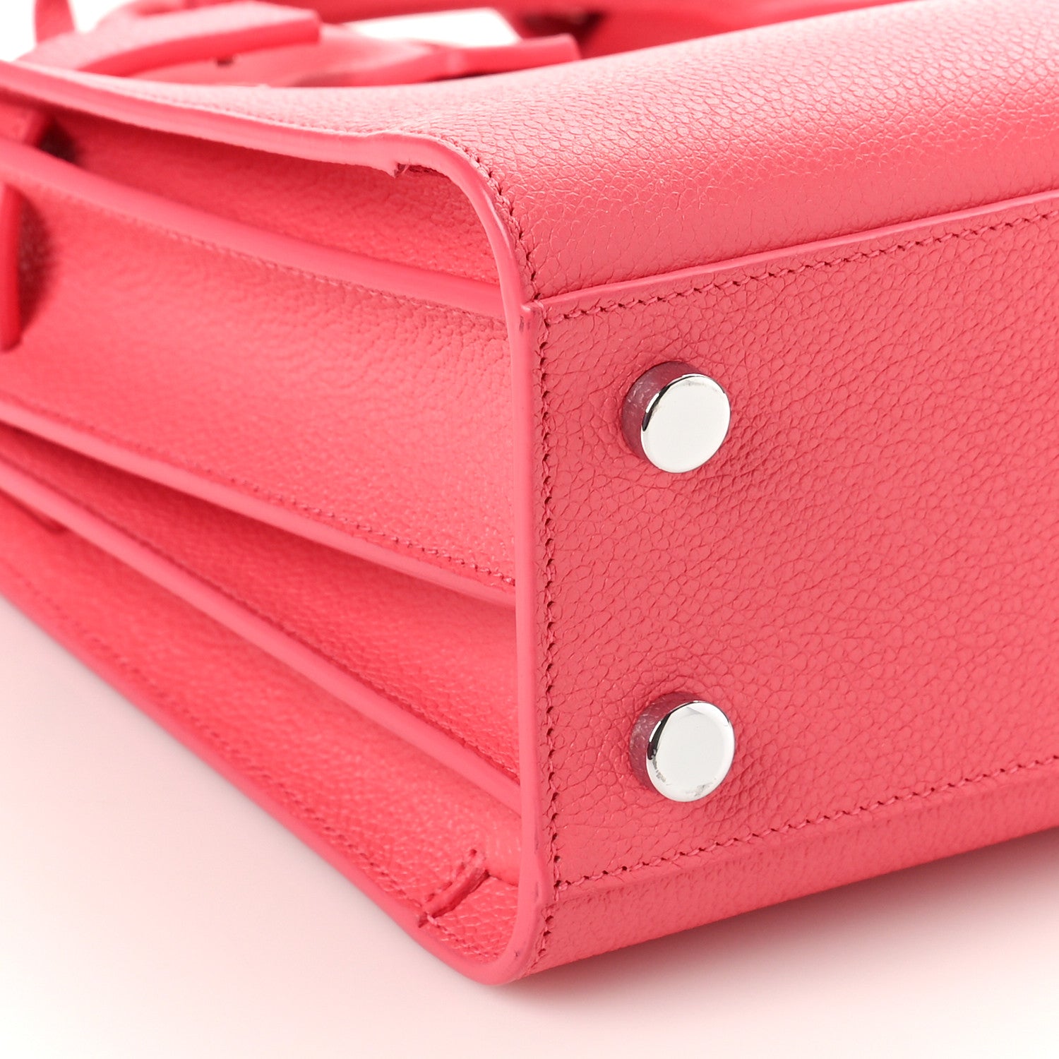 Saint Laurent Calfskin Nano Sac De Jour Rose Clair 7 of 8