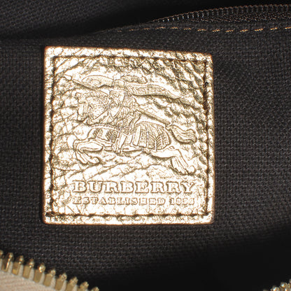 Burberry Haymarket Check Small Bowler Gold 6 of 8