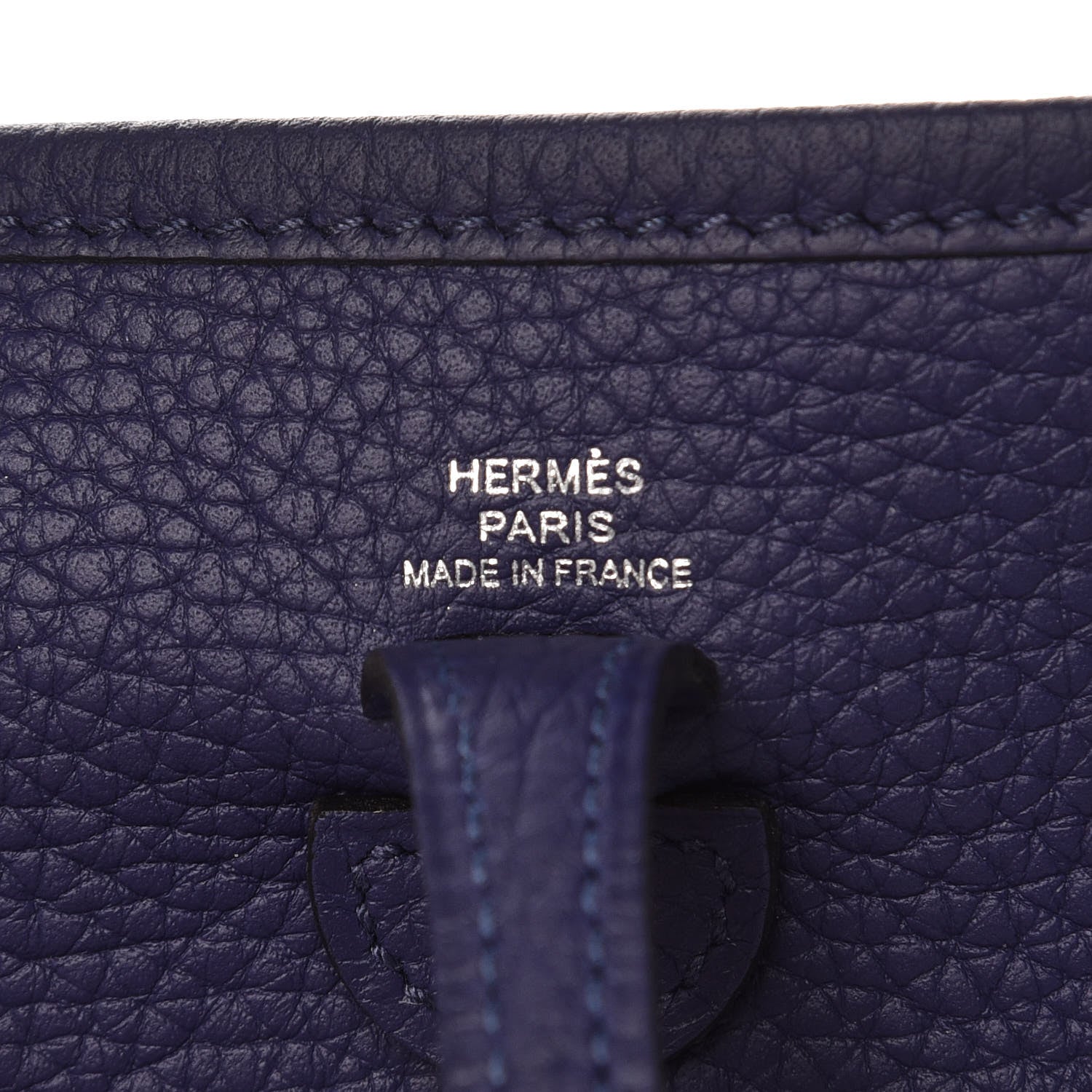 Hermes Taurillon Clemence Amazone Evelyne TPM Bleu Encre 7 of 10