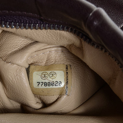 Chanel Lambskin Pleated Tassel Shoulder Bag Brown 7 of 7