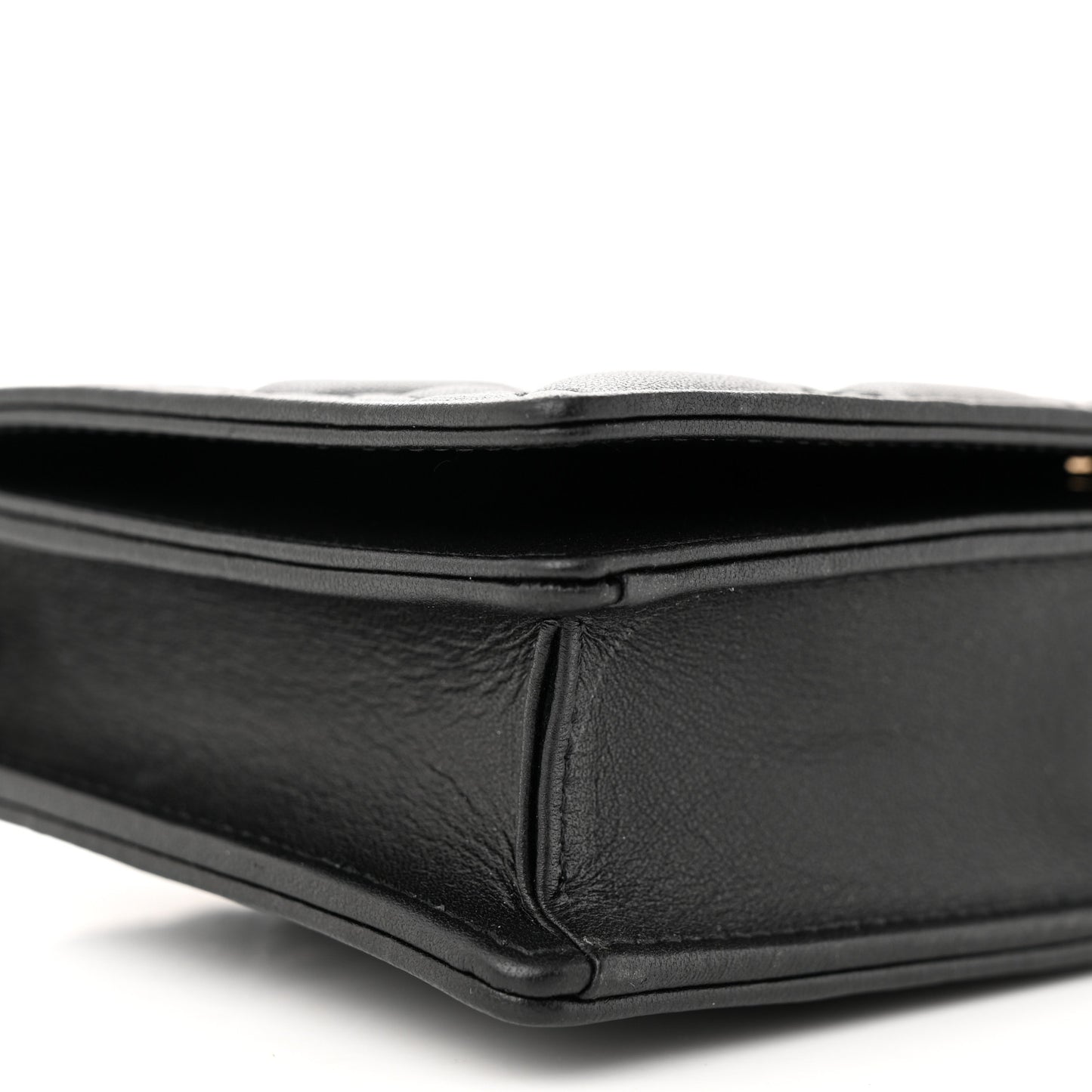 Lambskin Cannage Lady Dior Pouch Black