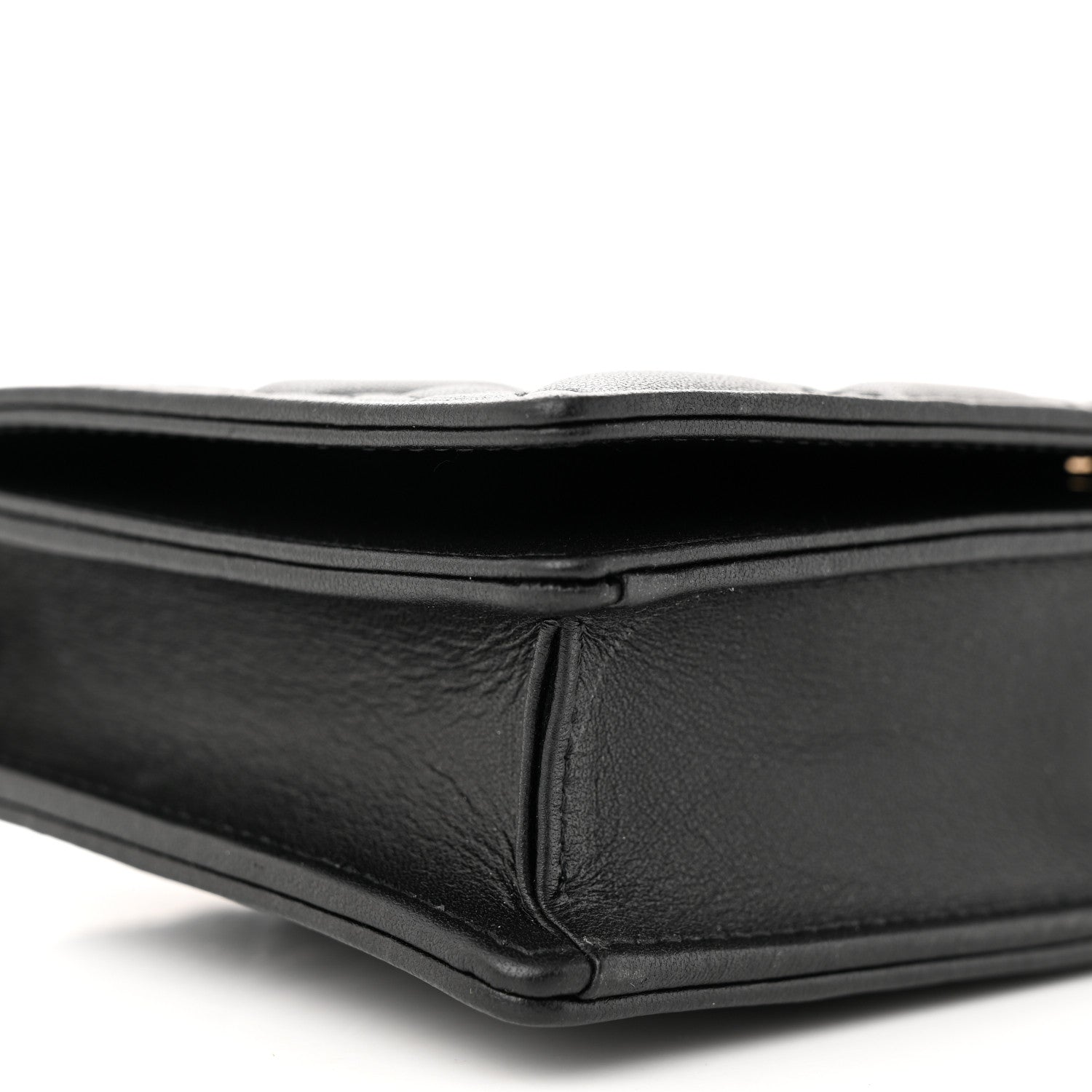 Christian Dior Lambskin Cannage Lady Dior Pouch Black 10 of 12