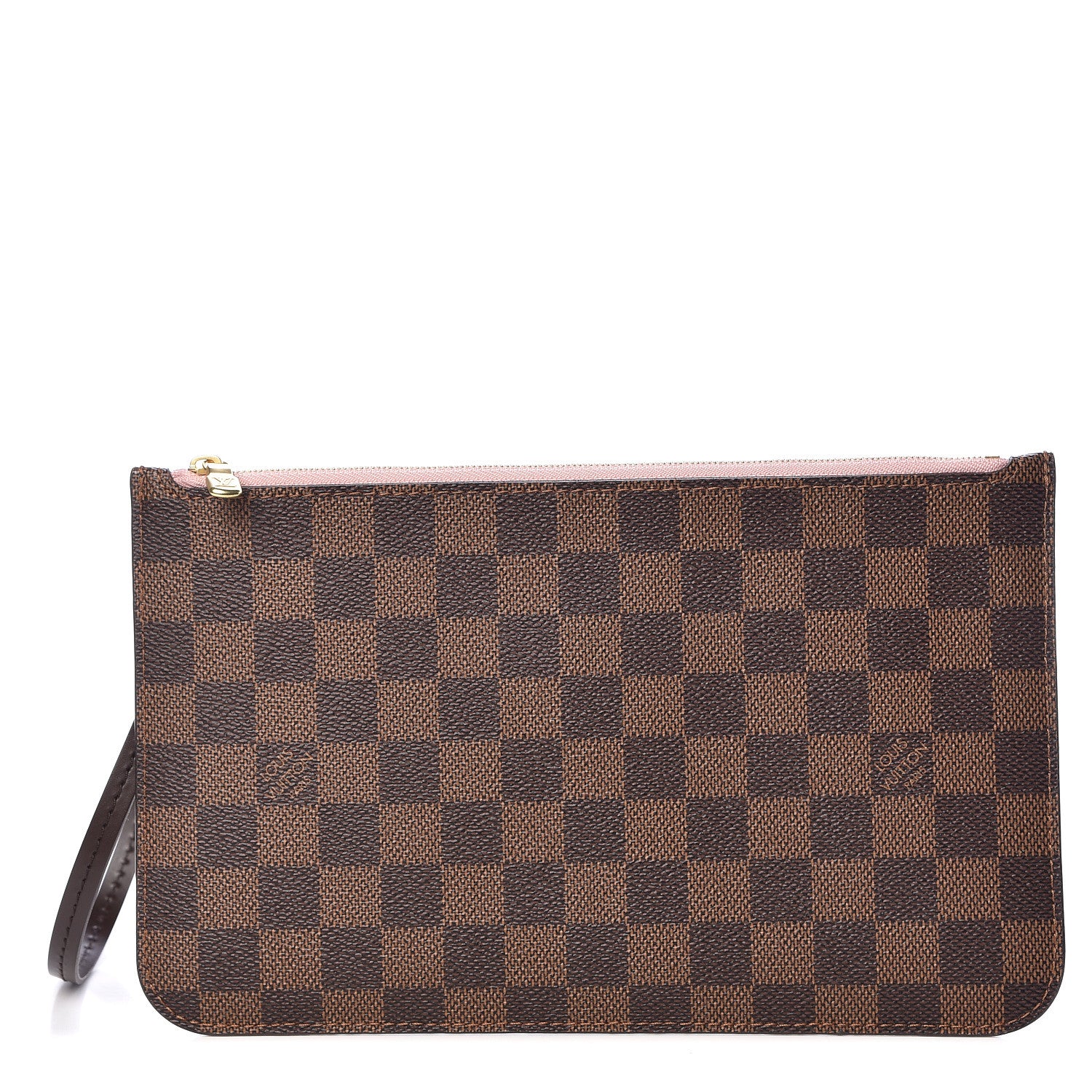 Louis Vuitton Damier Ebene Neverfull MM GM Pochette Rose Ballerine 1 of 8