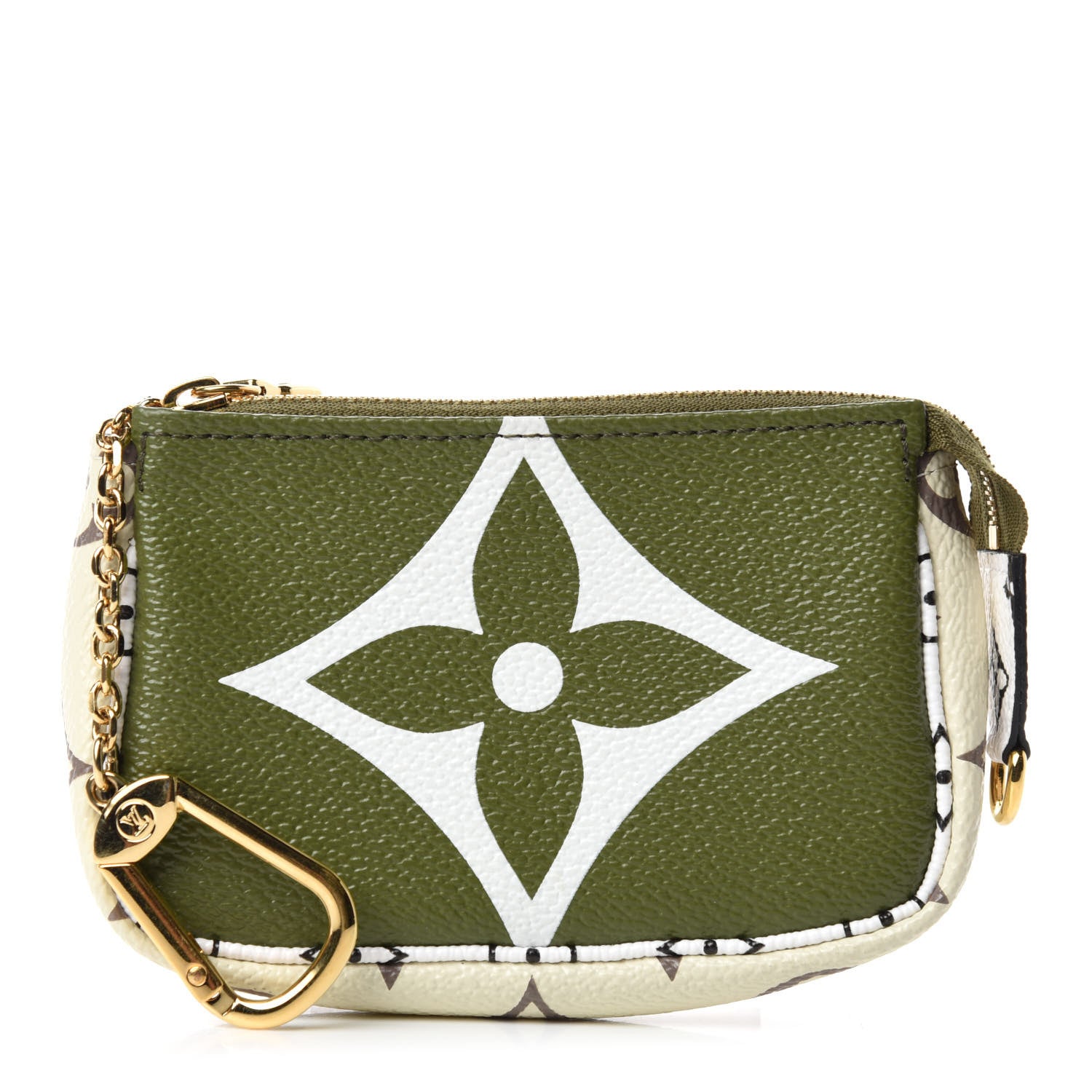 Louis Vuitton Monogram Giant Micro Pochette Accessories Kaki White 1 of 7