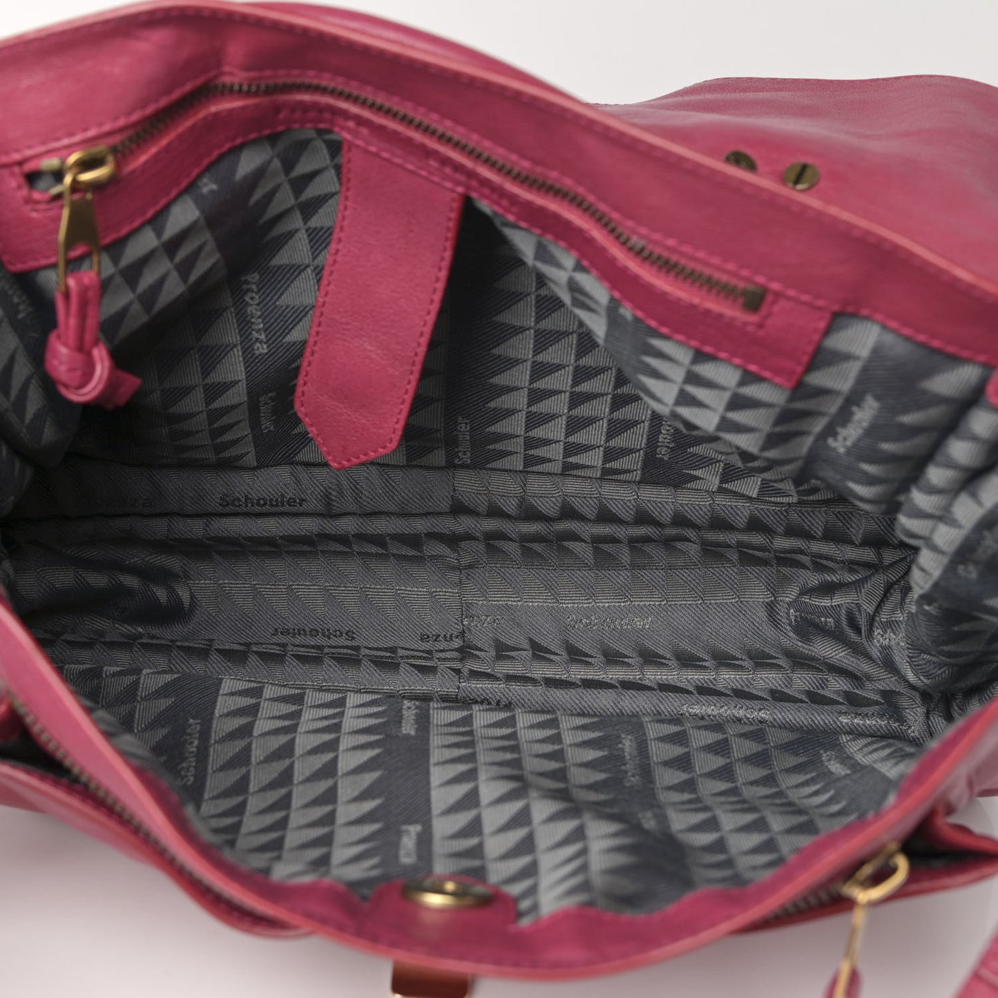 Lambskin Medium PS1 Satchel Raspberry