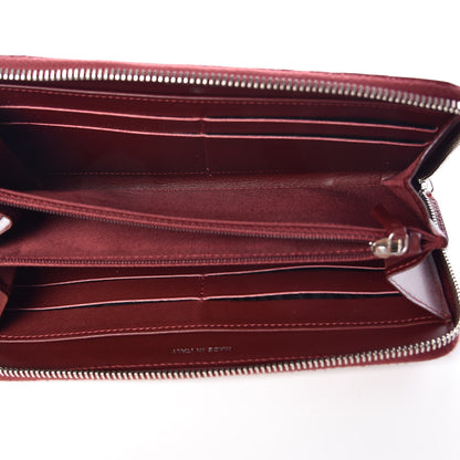 Chanel Caviar Quilted Large Gusset Zip Around Wallet Red 5 of 11