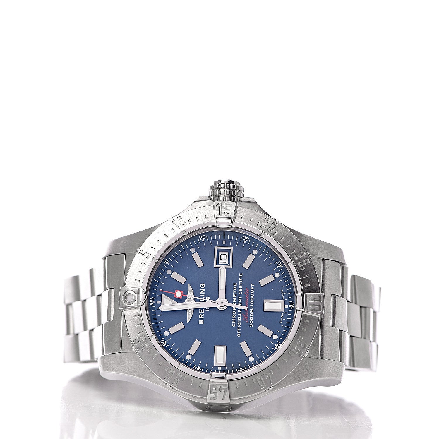 Breitling Stainless Steel 45mm Avenger Seawolf Automatic Watch Blue A1733010 3 of 8