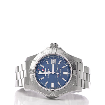 Breitling Stainless Steel 45mm Avenger Seawolf Automatic Watch Blue A1733010 3 of 8