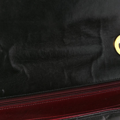 Chanel Lambskin Quilted XL Jumbo Single Flap Black 13 of 13