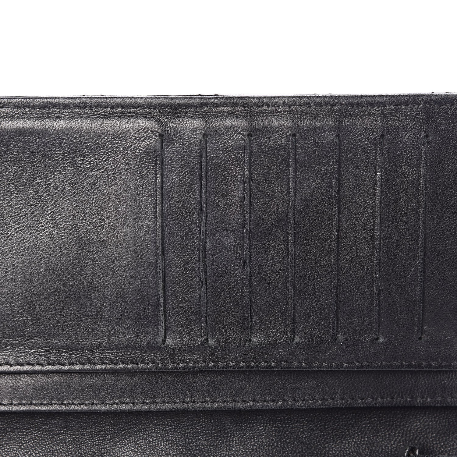 Chanel Lambskin Quilted Yen Wallet Black 10 of 17