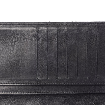 Chanel Lambskin Quilted Yen Wallet Black 10 of 17