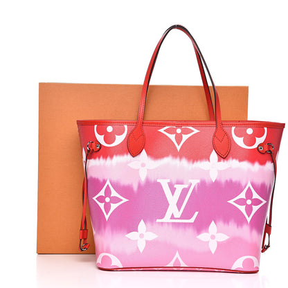 Louis Vuitton Monogram Escale Neverfull MM Rouge 12 of 12