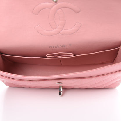 Chanel Caviar Quilted Medium Double Flap Pink 6 of 16