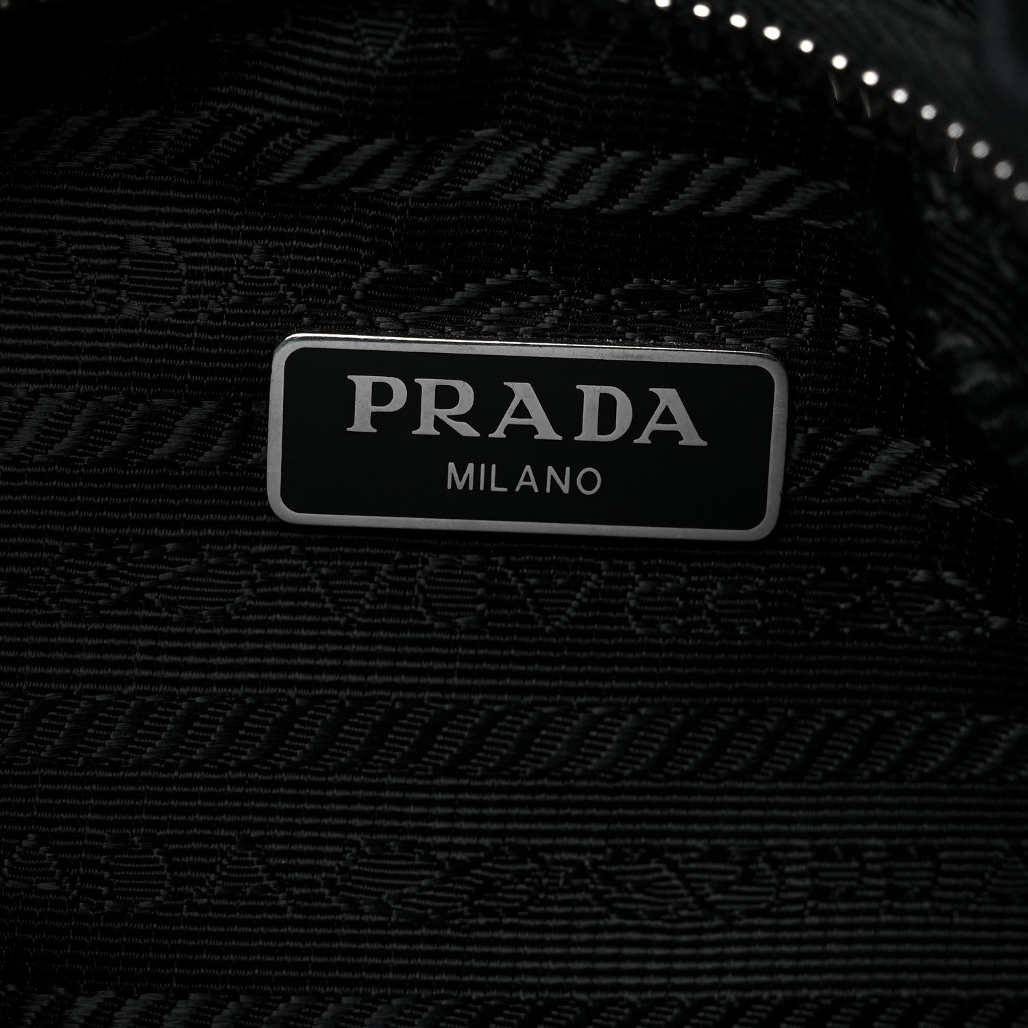 Prada Nylon Re-Edition 2005 Shoulder Bag Black 7 of 9