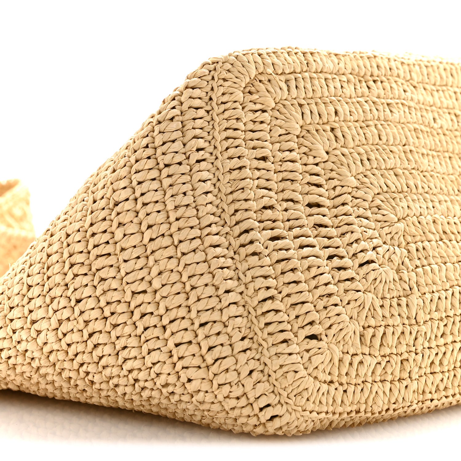 Saint Laurent Raffia Monogram Hobo Naturale 9 of 11