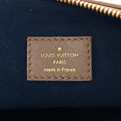 Louis Vuitton Lambskin Embossed Monogram Coussin PM Taupe 8 of 12