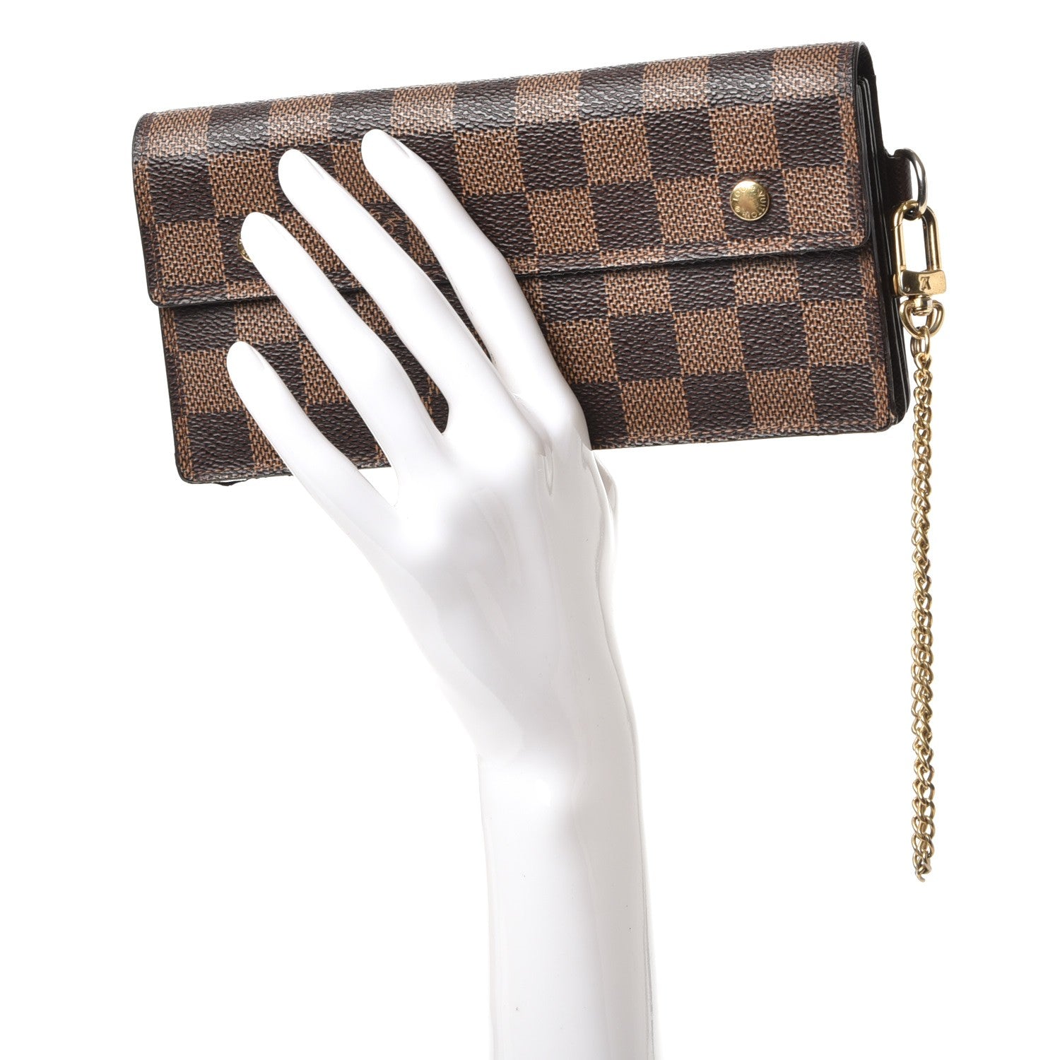 Louis Vuitton Damier Ebene Accordeon Wallet 2 of 9