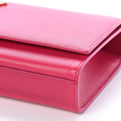 Saint Laurent Grain De Poudre Classic Monogram Cassandre Clutch Lipstick Fuchsia 7 of 9