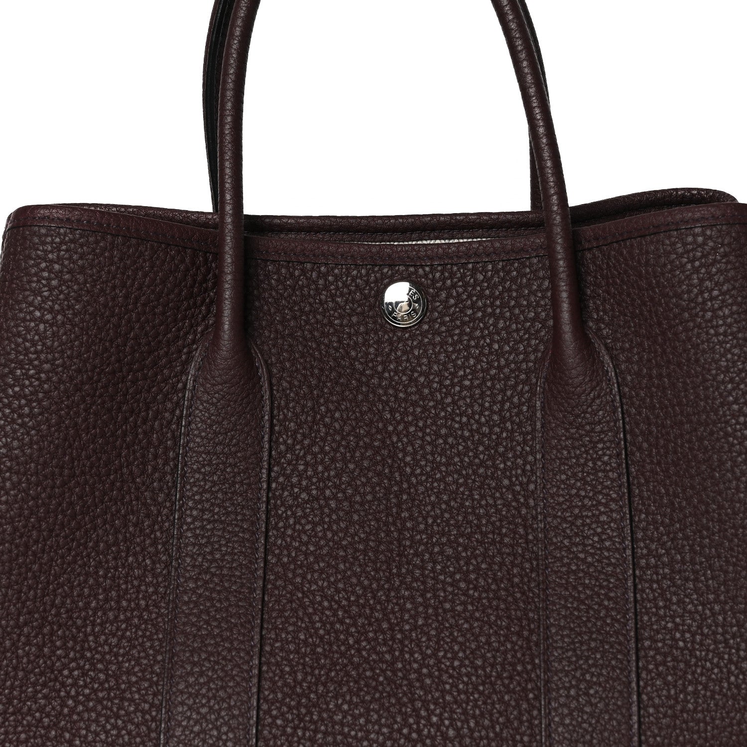 Hermes Negonda Garden Party Tote 30 TPM Bordeaux 8 of 10
