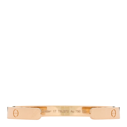 Cartier 18K Yellow Gold LOVE Cuff Bracelet 17 2 of 3