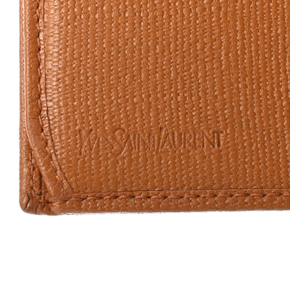 Saint Laurent Textured Calfskin Y Ligne Clutch Tobacco 6 of 9
