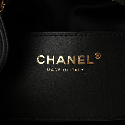 Chanel Caviar Quilted Mini Chanel 25 Handbag Black 6 of 11