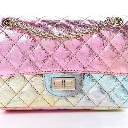 Chanel Metallic Goatskin Quilted Mini 2.55 Reissue Flap Multicolor 7 of 10