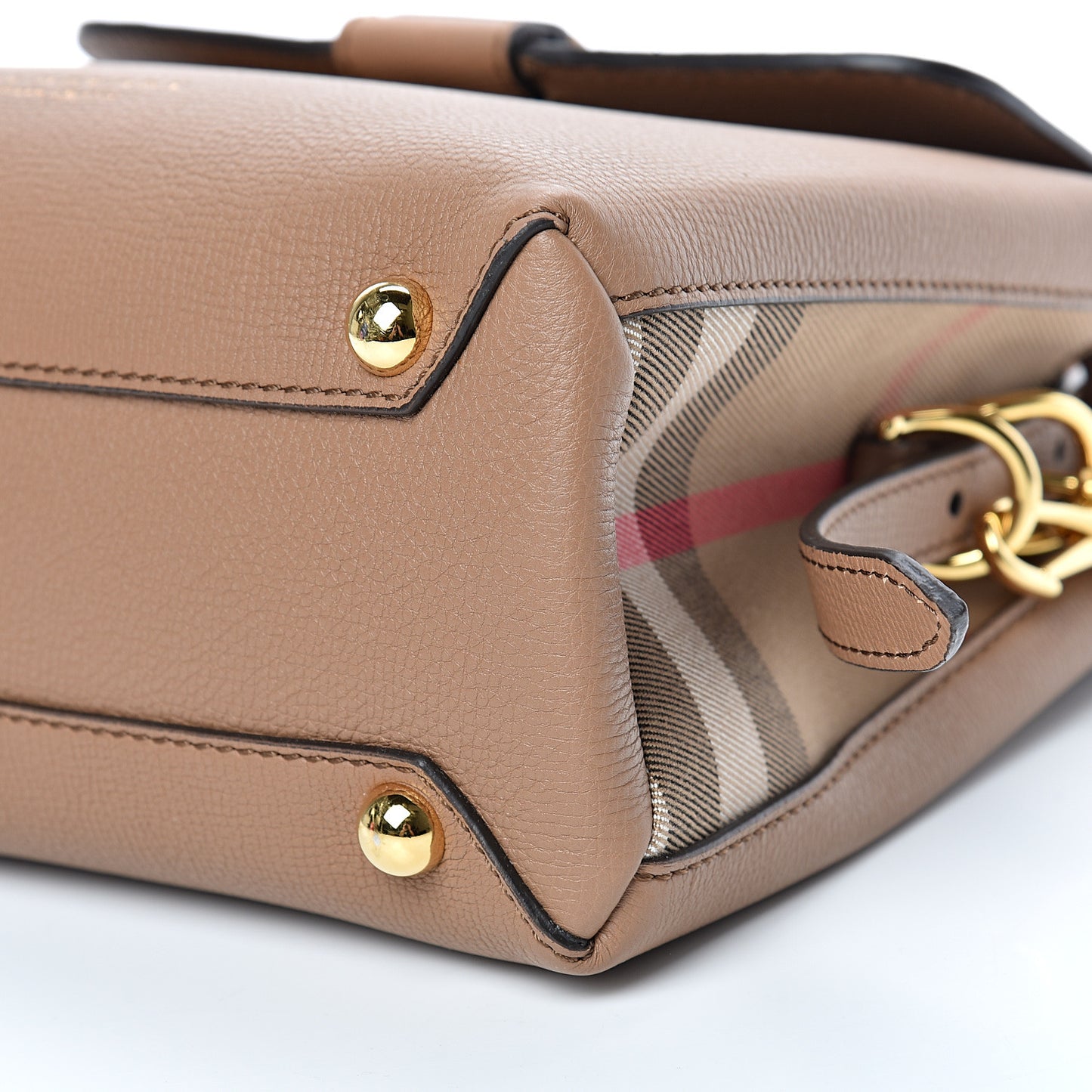 Derby Calfskin House Check Small Camberley Dark Sand