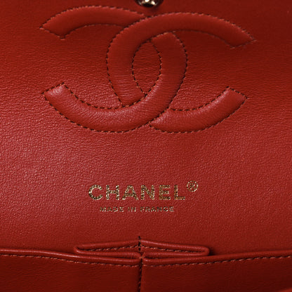 Chanel Tweed Quilted Medium Double Flap Black Gold Multicolor 6 of 16