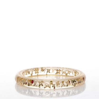 Louis Vuitton Resin Swarovski Medium Inclusion Bracelet PM Transparent 3 of 3