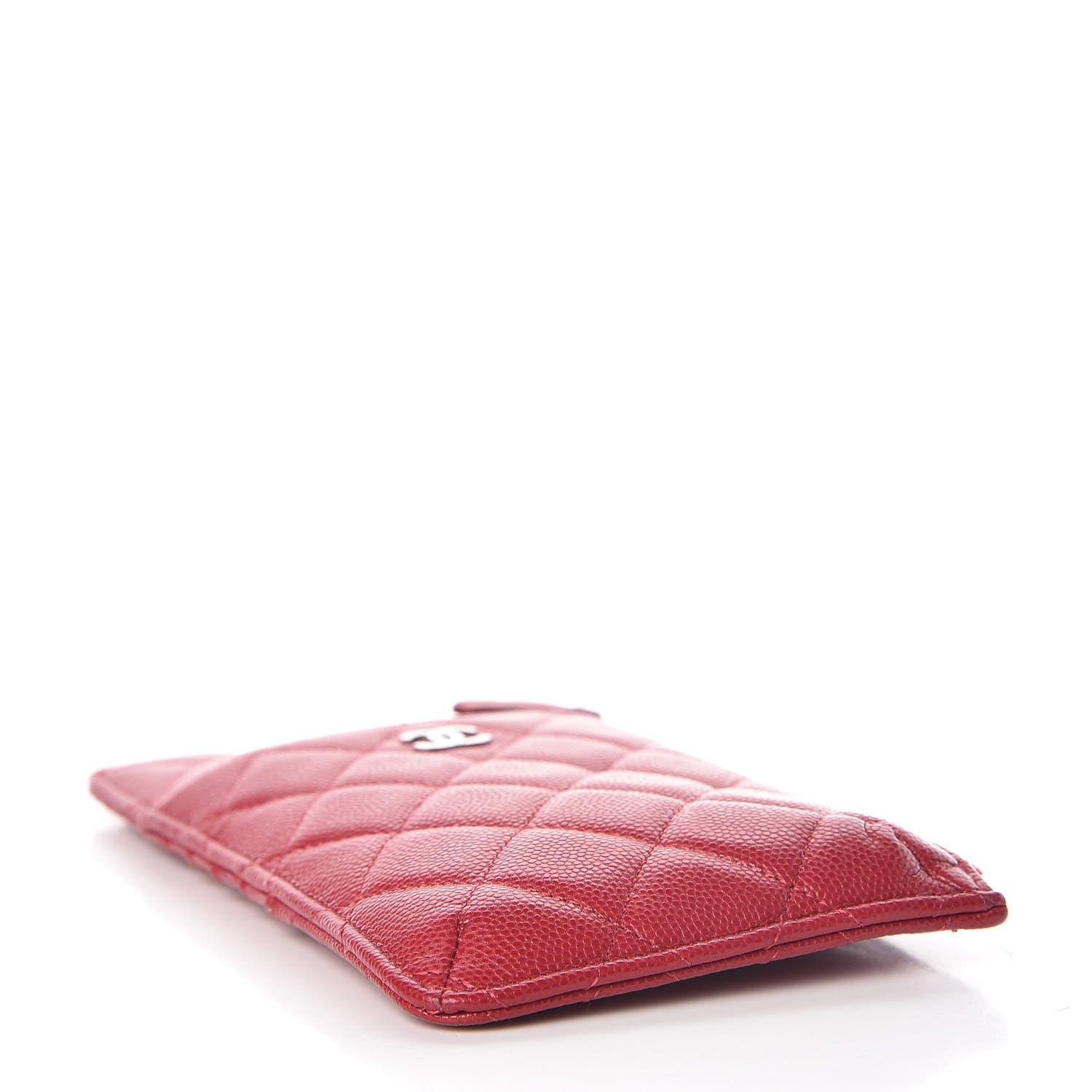 Chanel Caviar Quilted Classic Flat Wallet Pouch Pink 4 of 8