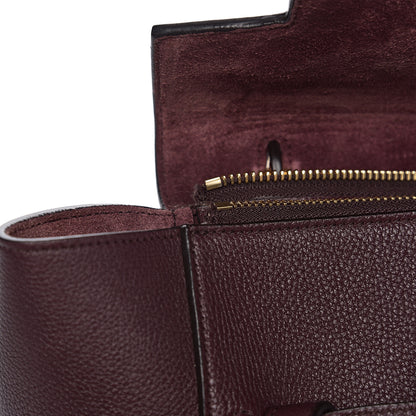 Celine Grained Calfskin Micro Belt Bag Burgundy 5 of 10