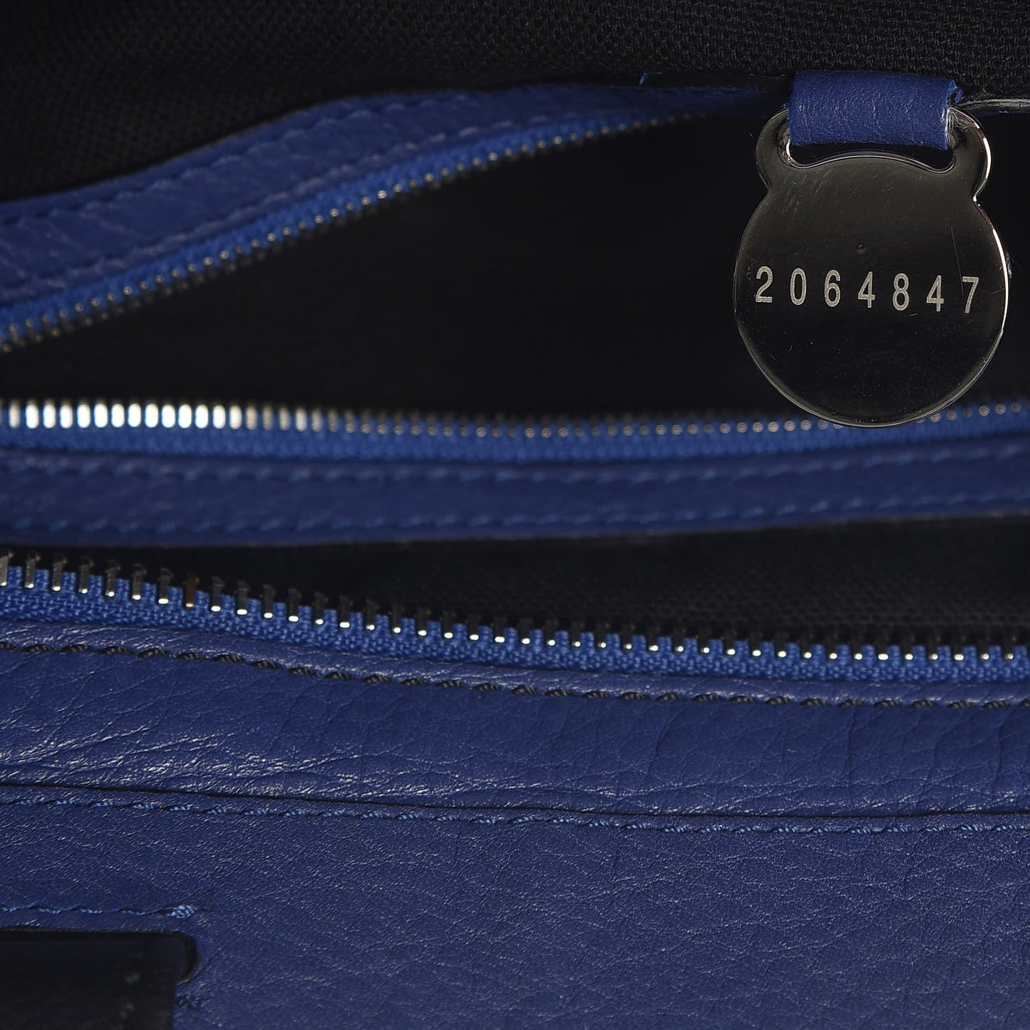 Grained Calfskin Zip Tote