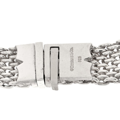 Tiffany Sterling Silver Somerset Mesh Necklace 5 of 6