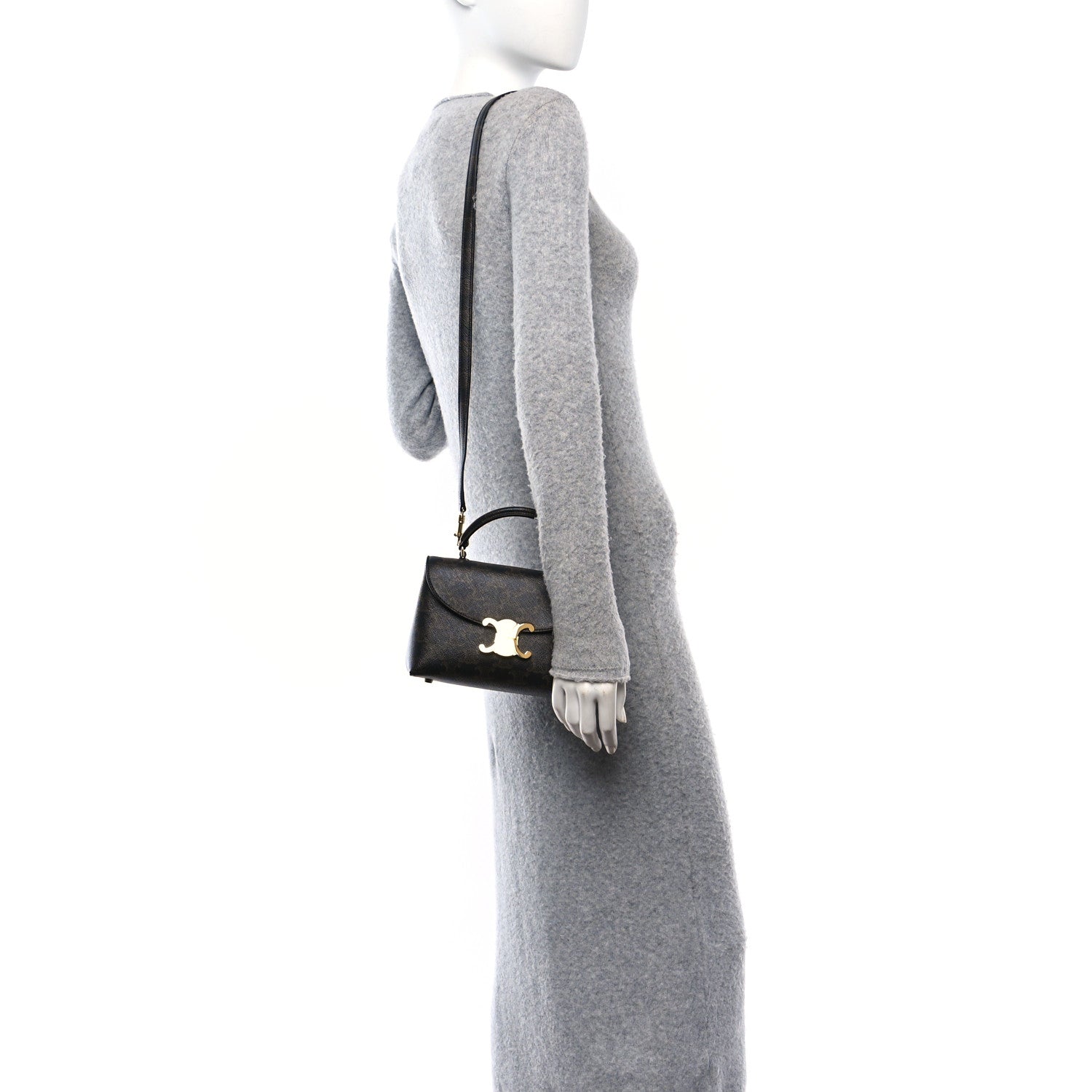 Celine Triomphe Canvas Teen Nino Tan 2 of 9
