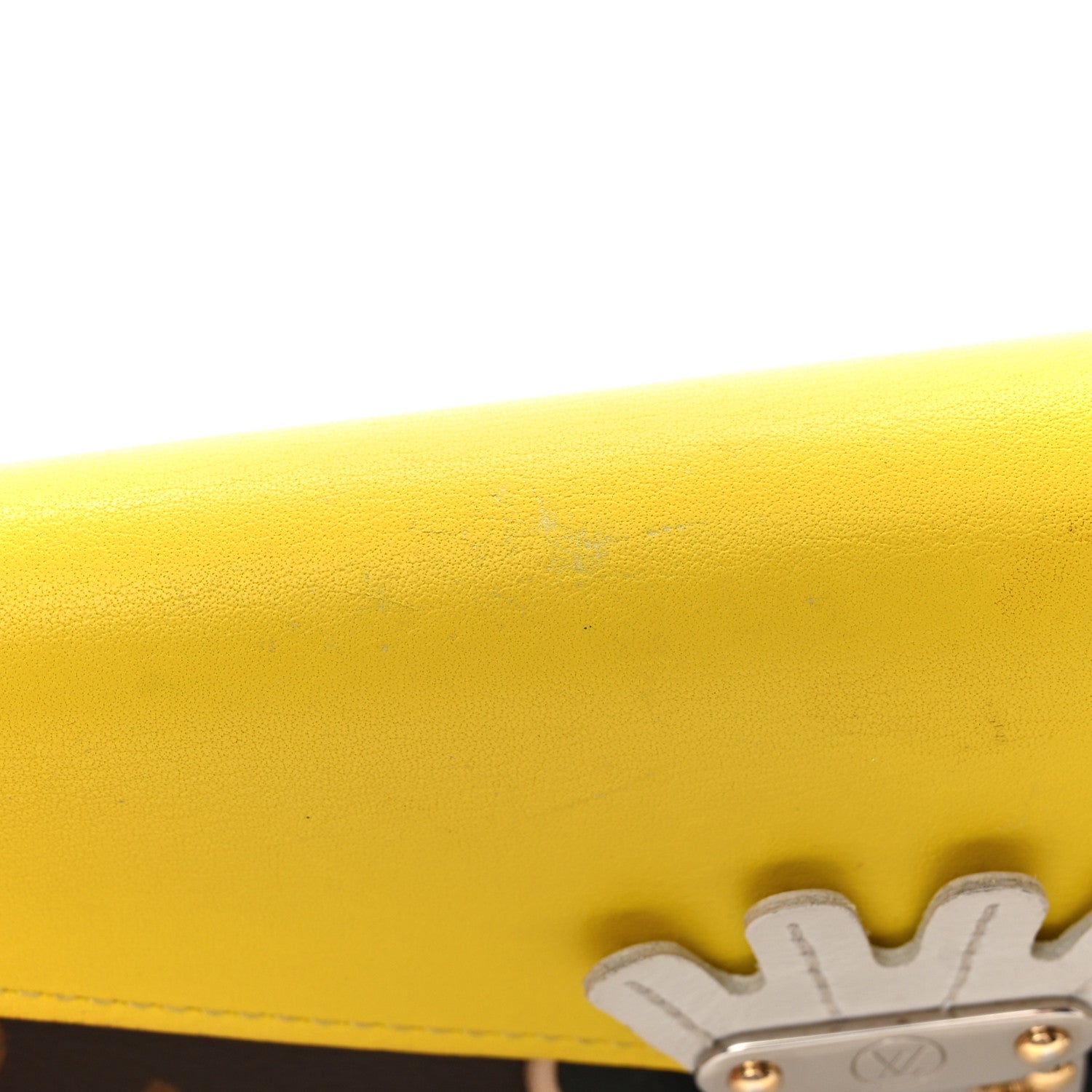Louis Vuitton Monogram Tribal Mask Sarah Wallet Yellow 10 of 10