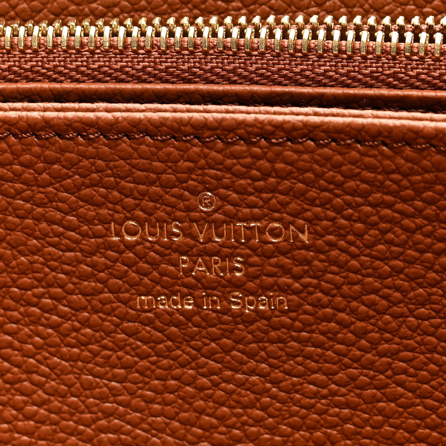 Louis Vuitton Empreinte Zippy Wallet Cognac 6 of 6