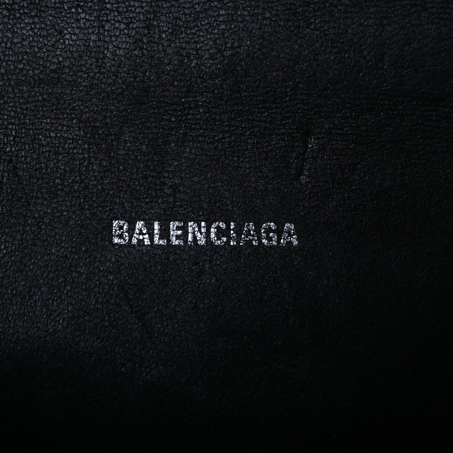 Balenciaga Box Calfskin Graffiti Logo Hourglass Top Handle Bag XS Black Silver 6 of 13