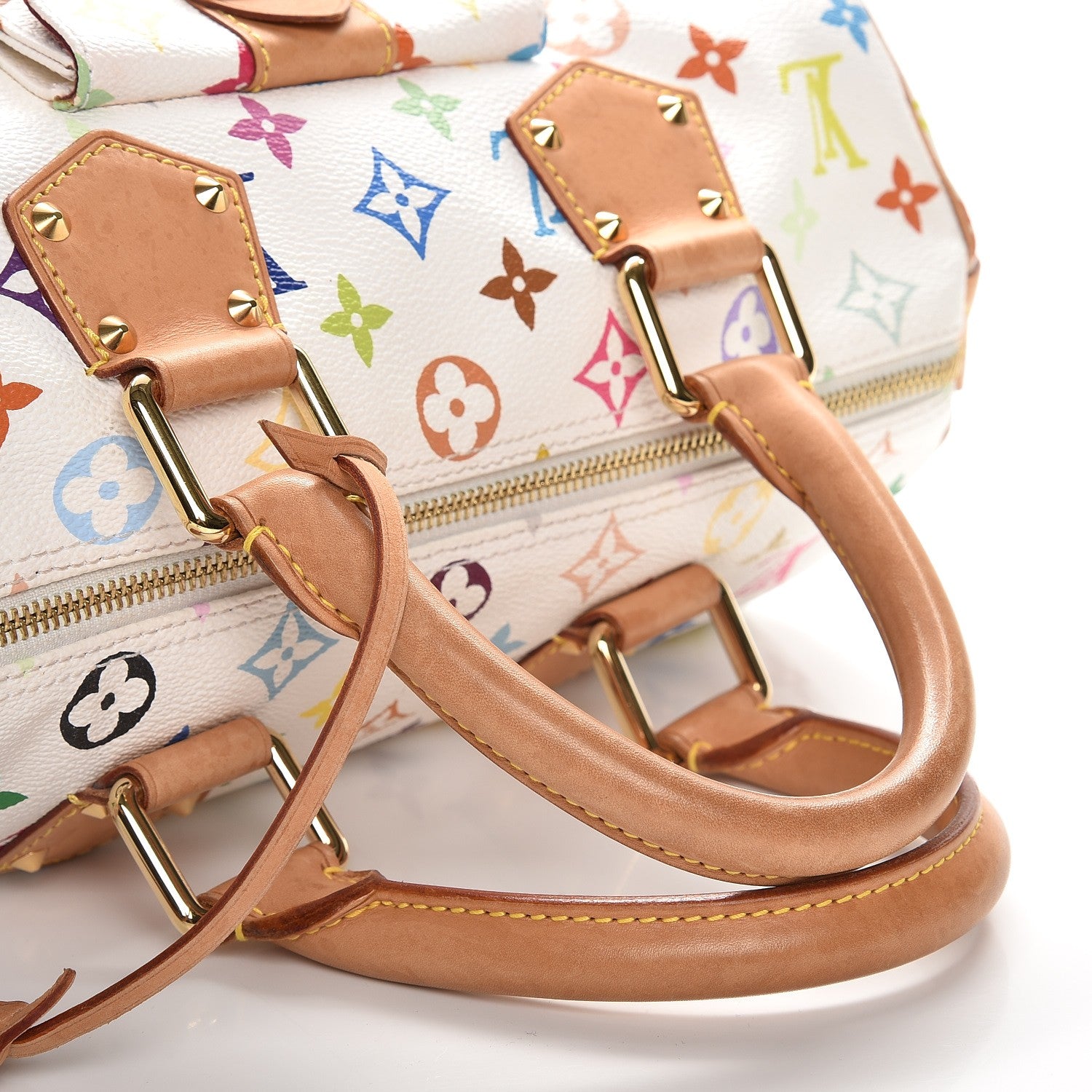 Louis Vuitton Monogram Multicolor Speedy 30 White 11 of 13
