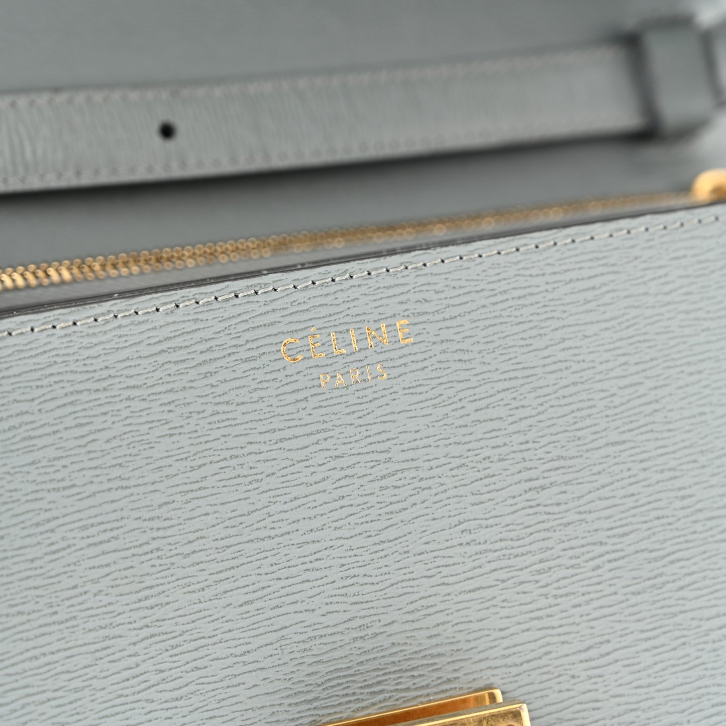 Liege Calfskin Medium Classic Box Flap Bag Storm