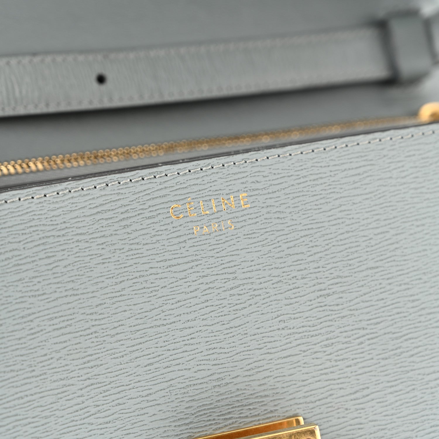Celine Liege Calfskin Medium Classic Box Flap Bag Storm 6 of 13