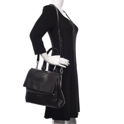 Givenchy Calfskin Small Pandora Pure Flap Bag Black 2 of 14