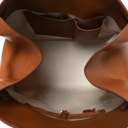 The Row Polished Saddle Calfskin Soft Margaux 17 Cuir 5 of 9