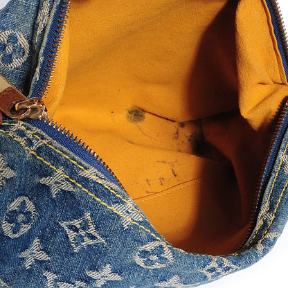 Louis Vuitton Monogram Denim Baggy PM Blue 5 of 7