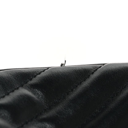 Saint Laurent Calfskin Matelasse Monogram Monochrome Lou Camera Bag Black 10 of 10